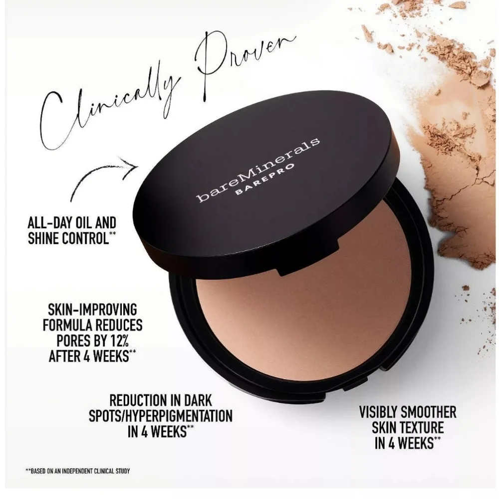 bareMinerals BAREPRO 24HR Skin Perfecting Matte Powder Foundation: Light 22 COOL